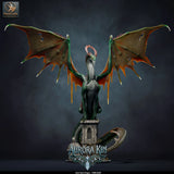 Adult Spirit Dragon – Aurora Kin Dragon: dragon tabletop miniature, designer preview from Rescale Miniatures's 'Aurora Kin' release, 3D-printed in resin by Qumi