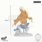 The Four Mourners tabletop miniature (Alaric the High) - 58 mm tall, 39 mm base - Rescale Miniatures 3D print by Qumi