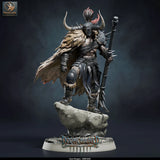 Doom Ravagers – Doomchained Barbarian Warriors: barbarian warrior tabletop miniature, designer preview from Rescale Miniatures's 'Doomchained' release, 3D-printed in resin by Qumi