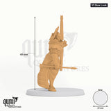 Exotic Aeterna Infantry Archer Tabletop-Miniatur (V3 Bow Look) - 49 mm hoch - Rescale Miniatures 3D-Druck von Qumi