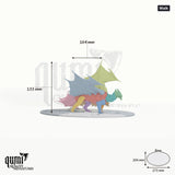 Dragon Brass Dragon Tabletop-Miniatur - 133 mm hoch, 164 mm Spannweite - Rescale Miniatures 3D-Druck von Qumi