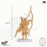 Hunter Cathedral Huntsmen Tabletop-Miniatur (Aim) - 67 mm hoch, 31 mm Base - Rescale Miniatures 3D-Druck von Qumi