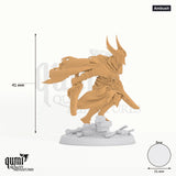 Hunter Cathedral Huntsmen Tabletop-Miniatur (Ambush) - 41 mm hoch, 31 mm Base - Rescale Miniatures 3D-Druck von Qumi