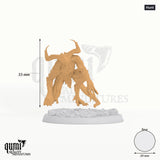 Coven of the Maw Tabletop-Miniatur (Hunt) - 33 mm hoch, 39 mm Base - Rescale Miniatures 3D-Druck von Qumi