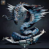 Arctic Centipede – Aurora Kin Creature: giant centipede tabletop miniature, designer preview from Rescale Miniatures's 'Aurora Kin' release, 3D-printed in resin by Qumi