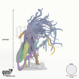 The Crown Huntress tabletop miniature - 144 mm tall, 73 mm base, 12+1 part assembly - Rescale Miniatures 3D print by Qumi