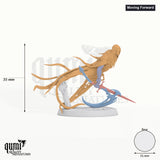 Death Ghost tabletop miniature (Moving Forward) - 35 mm tall, 31 mm base - Rescale Miniatures 3D print by Qumi