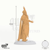 Haggle Lord Male tabletop miniature - 39 mm tall, 25 mm base, 1+1 part assembly - Rescale Miniatures 3D print by Qumi