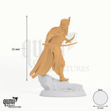 Ambush Outlaw Male Tabletop-Miniatur - 35 mm hoch, 25 mm Base, 1 Körperteil + 1 Base - Rescale Miniatures 3D-Druck von Qumi