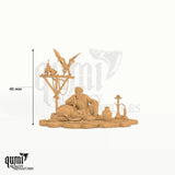 Relax tabletop miniature - 46 mm tall, 1 part assembly - Rescale Miniatures 3D print by Qumi