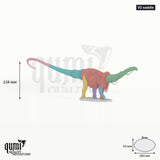 Diplodocus Caravan Tabletop-Miniatur (V2 saddle) - 158 mm hoch, 184x93 mm Base - Rescale Miniatures 3D-Druck von Qumi