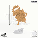Aaron Tabletop-Miniatur (32mm Scale) - 50 mm hoch, 25 mm Base, 1 Körperteil + 1 Base - DM Stash 3D-Druck von Qumi