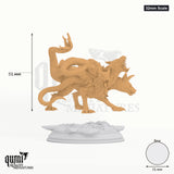 Aberrant Hellhounds Tabletop-Miniatur (32mm Scale) - 51 mm hoch, 51 mm Base - DM Stash 3D-Druck von Qumi