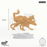Aberrant Hellhounds Tabletop-Miniatur (75mm Scale) - 120 mm hoch, 119 mm Base - DM Stash 3D-Druck von Qumi