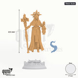 Amélie S tabletop miniature (75mm Scale) - 101 mm tall, 57 mm base, 2+1 part assembly - DM Stash 3D print by Qumi