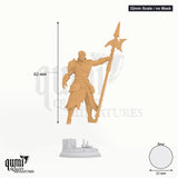 Hexhunter Andrek Tabletop-Miniatur (32mm Scale / no Mask) - 62 mm hoch, 25 mm Base - DM Stash 3D-Druck von Qumi
