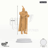Arcane Armour tabletop miniature (75mm Scale) - 103 mm tall, 60 mm base, 1+1 part assembly - DM Stash 3D print by Qumi