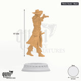 Vampire Hunter Arkham tabletop miniature (75mm Scale / Mask) - 97 mm tall, 60 mm base - DM Stash 3D print by Qumi