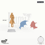 Vampire Lord Arthur B Tabletop-Miniatur (75mm Scale) - 116 mm hoch, 130 mm Spannweite - DM Stash 3D-Druck von Qumi