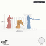 Ascended Flayers of Hendrak Tabletop-Miniatur (75mm Scale - Set of 3) - 123 mm hoch, 60 mm Base - DM Stash 3D-Druck von Qumi