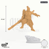 Orc Tabletop-Miniatur (32mm Scale) - 43 mm hoch, 25 mm Base, 1 Körperteil + 1 Base - DM Stash 3D-Druck von Qumi