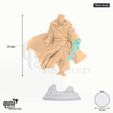 Bartholomew tabletop miniature (75mm Scale) - 95 mm tall, 60 mm base, 2+1 part assembly - DM Stash 3D print by Qumi