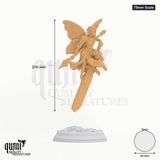 Battle Bell tabletop miniature (75mm Scale) - 100 mm tall, 60 mm base, 1+1 part assembly - DM Stash 3D print by Qumi