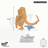 Exotic Fighter Baz Tabletop-Miniatur (75mm / V2 Hammerhead) - 96 mm hoch, 60 mm Base - DM Stash 3D-Druck von Qumi