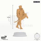 Vampire General Benoit Blood Eyes Tabletop-Miniatur (32mm / Mask) - 42 mm hoch, 25 mm Base - DM Stash 3D-Druck von Qumi