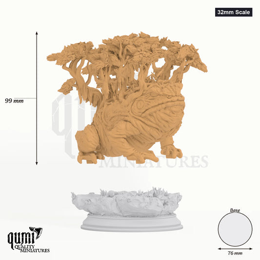 Beszenyok tabletop miniature (32mm Scale) - 99 mm tall, 76 mm base, 1+1 part assembly - DM Stash 3D print by Qumi