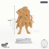 The Big Bad tabletop miniature (75mm Scale) - 96 mm tall, 60 mm base, 1+1 part assembly - DM Stash 3D print by Qumi