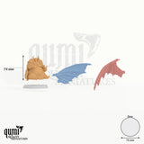 Bodge the Ravenous Tabletop-Miniatur - 106 mm hoch, 218 mm Spannweite, 76 mm Base - DM Stash 3D-Druck von Qumi