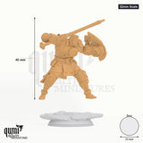 Brandyn Tabletop-Miniatur (32mm Scale) - 46 mm hoch, 25 mm Base, 1 Körperteil + 1 Base - DM Stash 3D-Druck von Qumi