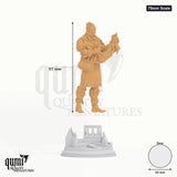 Bartender Brick Tabletop-Miniatur (75mm Scale) - 97 mm hoch, 60 mm Base, 1 Körperteil + 1 Base - DM Stash 3D-Druck von Qumi
