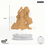 Bri Zani Tabletop-Miniatur (75mm Scale) - 70 mm hoch, 60 mm Base, 1 Körperteil + 1 Base - DM Stash 3D-Druck von Qumi