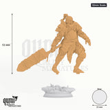 Colossal Executioner Buderim tabletop miniature (32mm Scale) - 52 mm tall, 25 mm base - DM Stash 3D print by Qumi