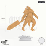 Colossal Executioner Buderim tabletop miniature (75mm Scale) - 122 mm tall, 60 mm base - DM Stash 3D print by Qumi