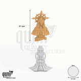 Amélie Saffron Bust Tabletop-Miniatur - 87 mm hoch, 63 mm Base, 1 Körperteil + 1 Base - DM Stash 3D-Druck von Qumi