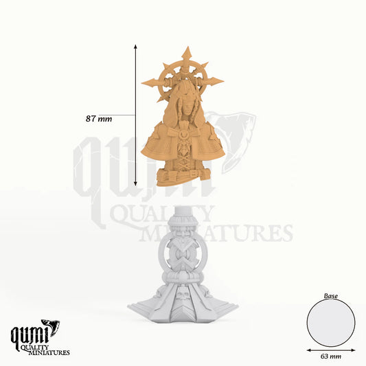 Amélie Saffron Bust Tabletop-Miniatur - 87 mm hoch, 63 mm Base, 1 Körperteil + 1 Base - DM Stash 3D-Druck von Qumi
