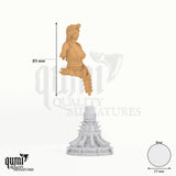 Eryial of Arvere Bust Tabletop-Miniatur - 89 mm hoch, 57 mm Base, 1 Körperteil + 1 Base - DM Stash 3D-Druck von Qumi