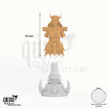 Maiden of Death Bust Tabletop-Miniatur - 80 mm hoch, 55 mm Base, 1 Körperteil + 1 Base - DM Stash 3D-Druck von Qumi