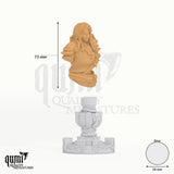 Jorjie of Hvirna Bust Tabletop-Miniatur - 73 mm hoch, 58 mm Base, 1 Körperteil + 1 Base - DM Stash 3D-Druck von Qumi