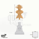 Lian She Bust Tabletop-Miniatur - 75 mm hoch, 47x47 mm Base, 1 Körperteil + 1 Base - DM Stash 3D-Druck von Qumi