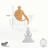 Uxas the Reborn Bust Tabletop-Miniatur - 84 mm hoch, 53 mm Base, 1 Körperteil + 1 Base - DM Stash 3D-Druck von Qumi