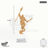 Court Mage Chandler Marks tabletop miniature (32mm Scale) - 67 mm tall, 25 mm base - DM Stash 3D print by Qumi