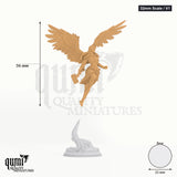 Valkyrie Daughters of Death Tabletop-Miniatur (32mm Scale / V1) - 56 mm hoch, 25 mm Base - DM Stash 3D-Druck von Qumi