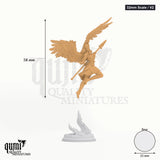 Valkyrie Daughters of Death Tabletop-Miniatur (32mm Scale / V2) - 58 mm hoch, 25 mm Base - DM Stash 3D-Druck von Qumi