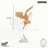 Valkyrie Daughters of Death Tabletop-Miniatur (75mm Scale / V2) - 136 mm hoch, 60 mm Base - DM Stash 3D-Druck von Qumi