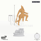 Demons of Abyss Tabletop-Miniatur (75mm Scale / V2) - 107 mm hoch, 60 mm Base - DM Stash 3D-Druck von Qumi