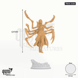 Dirthana Spider Sorceress tabletop miniature (75mm scale) - 124 mm tall, 60 mm base - DM Stash 3D print by Qumi